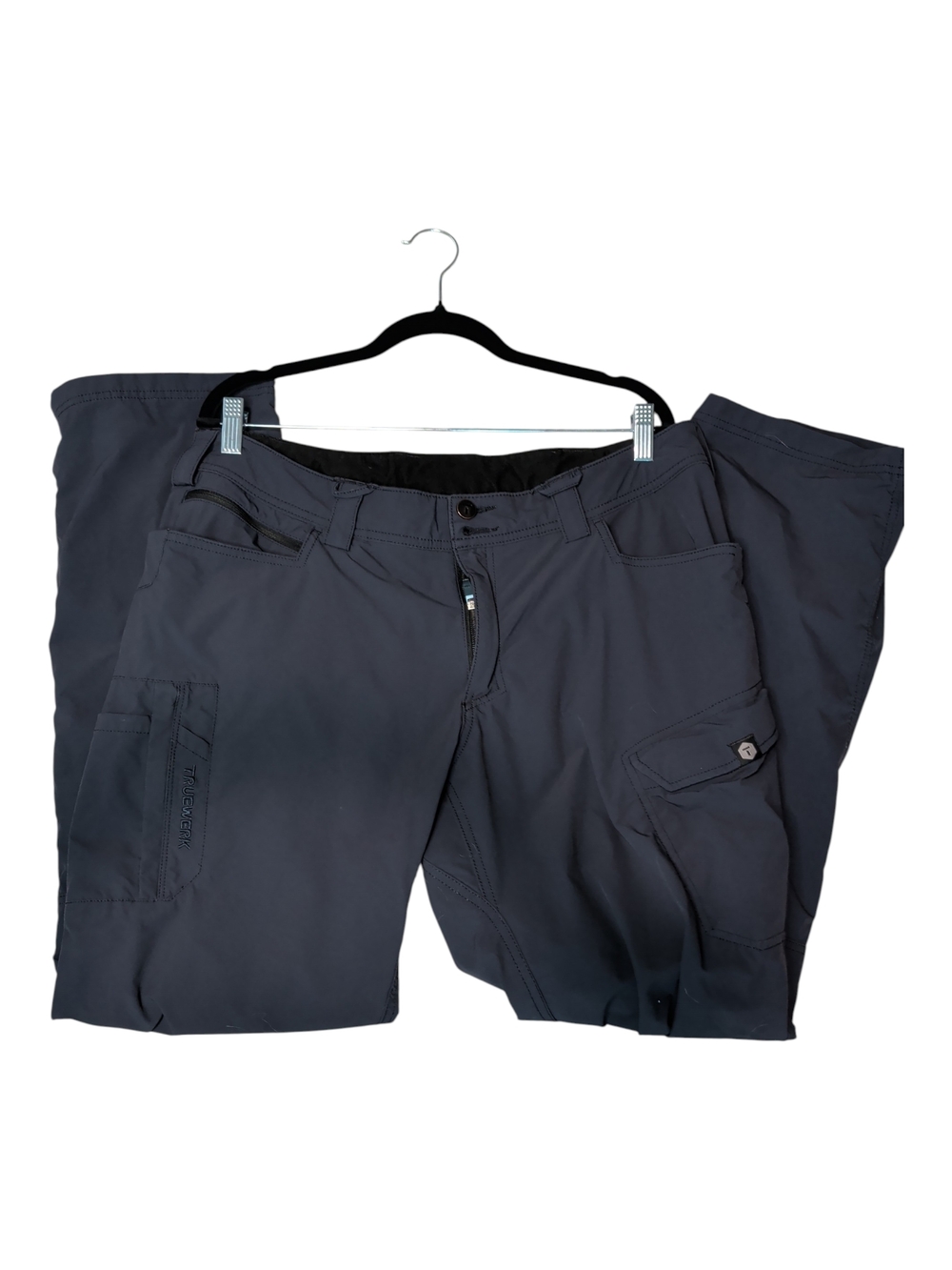 Trueweks Tactical Black Cargo Pants with Utility Pockets- Greyish Blue